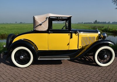 Oldtimer, Ford Model A, 1930 (Ansichtkaart)