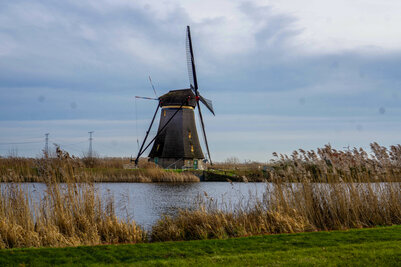 Kinderdijk, molen (ansichtkaart)