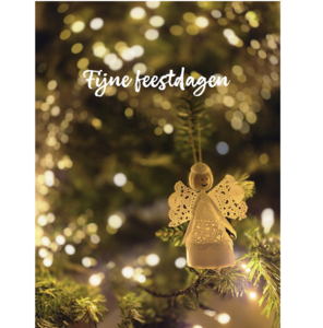 Fijne feestdagen, engel