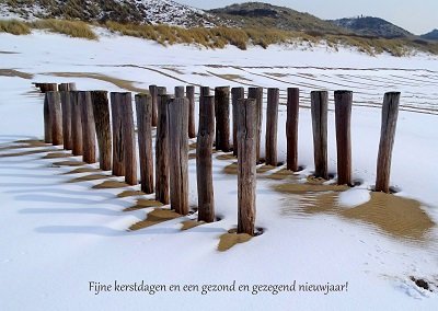 Sneeuwstrand (Ansichtkaart)