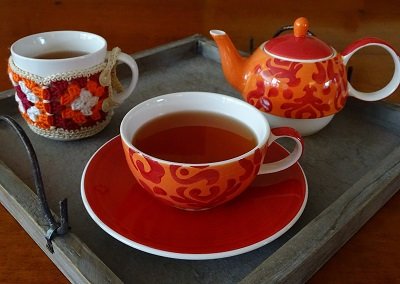 'Oranje theeset (Ansichtkaart nr PK-480)