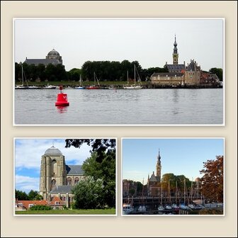 Veere, collage (Fotokaart nr. ZL-52).