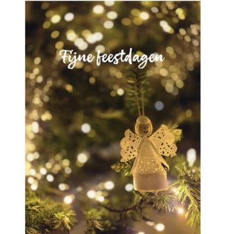 Fijne feestdagen, engel
