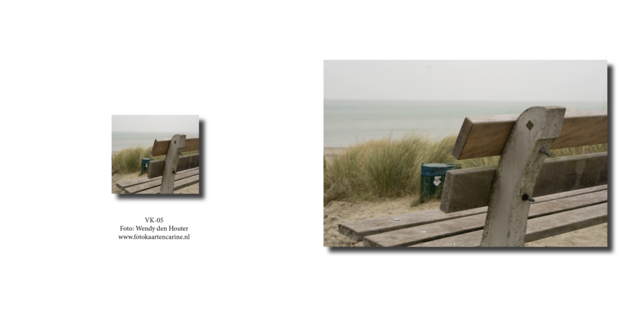 Bank aan het strand