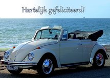 Felicitatie, kever (Ansichtkaart)
