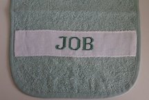 Groene slab 'Job'