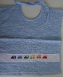 Blauwe slab met autootjes