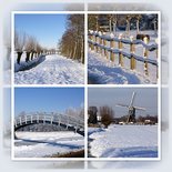 Alblasserwaard in sneeuw