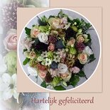 Felicitatie, bloementaart