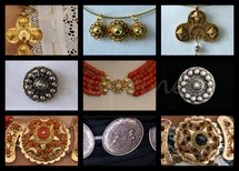 Collage sieraden (Ansichtkaart, groot)