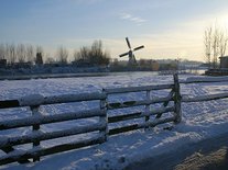 Sneeuwpolder (ansichtkaart, groot)