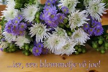 'Blommetje' (Ansichtkaart)
