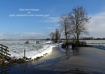 Heldere vrieskou (Ansichtkaart)