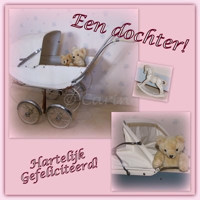 Geboorte dochter: wieg (Enkel)