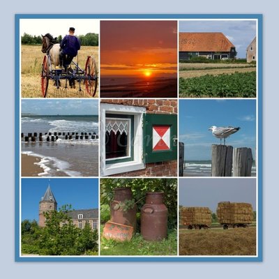 Walcheren, collage (ENKEL)