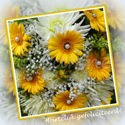 Gele gerbera's