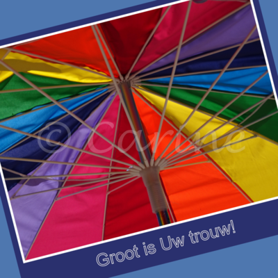 Groot is Uw trouw