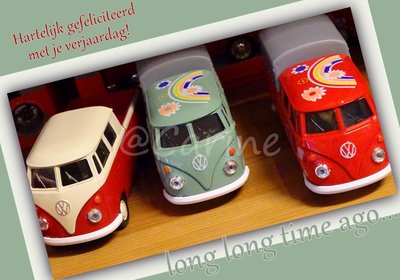 Speelgoed VW-busjes (Ansichtkaart)
