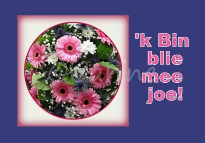 'Ik bin blie' (Ansichtkaart)