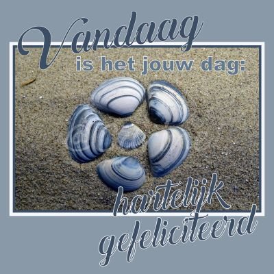Schelpenfelicitatie