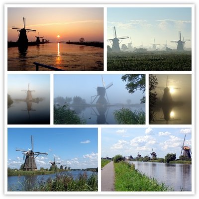 Kinderdijk, collage