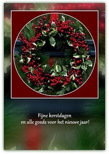Hulstkrans (Ansichtkaart) Hulstkrans (Ansichtkaart)