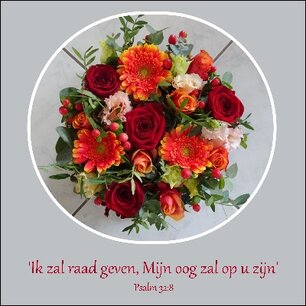 'Ik zal raad geven' Psalm 32:8 'Ik zal raad geven' Psalm 32:8